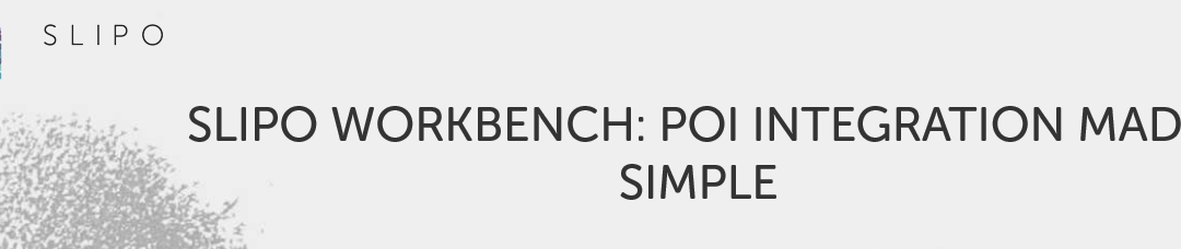 SLIPO Workbench: Η ενσωμάτωση των POI έγινε απλή